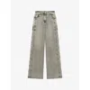 Iro Womens  Andreea Wide-leg Denim Jeans In Gry08