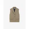 Iro Womens Cynesa Sleeveless Stretch-woven Blazer Kak01 In Kak01