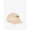 Iro Womens Greb Brand-embroidered Cotton-canvas Baseball Cap Bei09 In Bei09