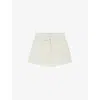 Iro Womens  Hannou Oversized-fit Cotton-blend Shorts In Whi02