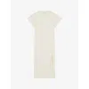 Iro Cotton Litonya Midi Dress In Whi11