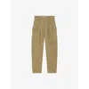 Iro Womens Natsa Flap-pocket Cotton And Linen Trousers Kak01