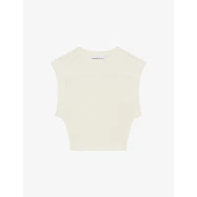 Iro Womens Senso Sleeveless Knitted Top Ecr01