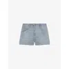 Iro Womens Blv09 Viny Embroidered Denim Shorts