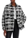Iro Womens Wool Blend Pockets Overcoat In White