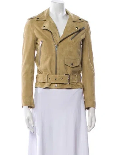Pre-owned Iro Wool Biker Jacket In Neutral