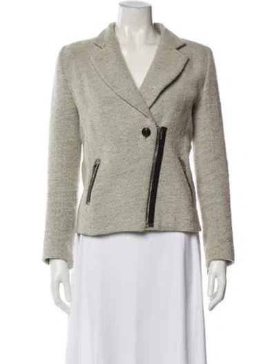 Pre-owned Iro Wool Blazer In White