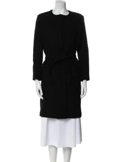 Pre-owned Iro Wool Coat In Black