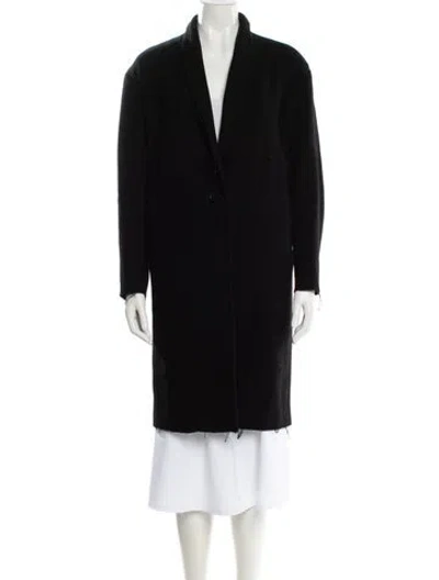 Pre-owned Iro Wool Coat In Black