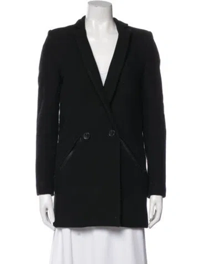 Pre-owned Iro Wool Coat In Black