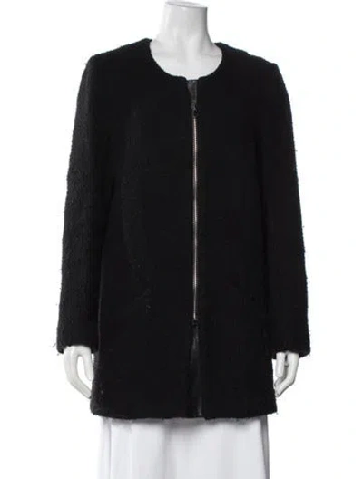 Pre-owned Iro Wool Coat In Black