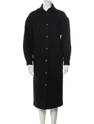 Pre-owned Iro Wool Coat In Black
