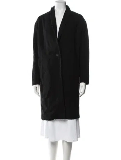 Pre-owned Iro Wool Coat In Black