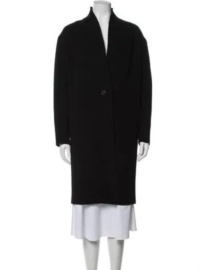 Pre-owned Iro Wool Coat In Black