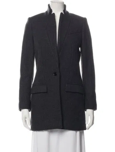 Pre-owned Iro Wool Coat In Blue