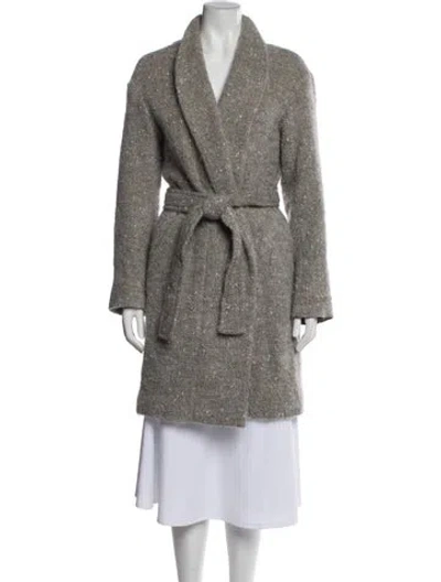Pre-owned Iro Wool Coat In Gray