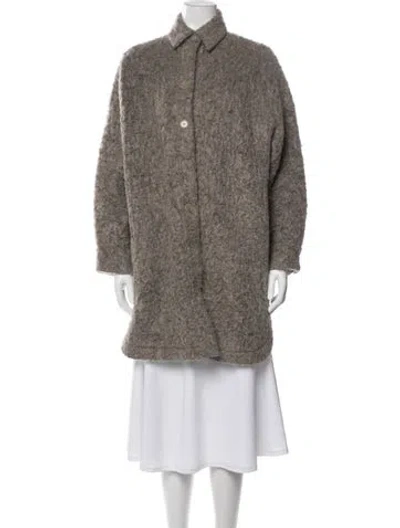 Pre-owned Iro Wool Coat In Neutral