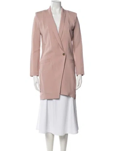 Pre-owned Iro Wool Coat In Pink