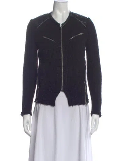Pre-owned Iro Wool Crew Neck Sweater In Black
