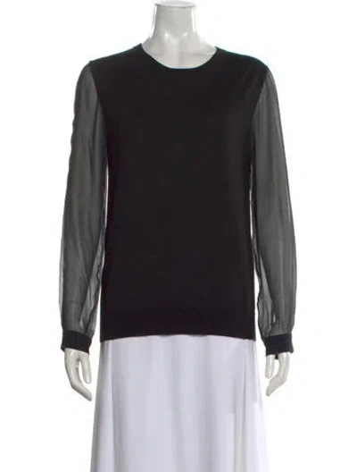 Pre-owned Iro Wool Crew Neck Sweater In Black