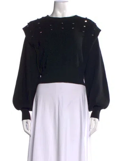 Pre-owned Iro Wool Crew Neck Sweater In Black
