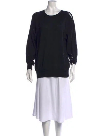 Pre-owned Iro Wool Crew Neck Sweater In Black