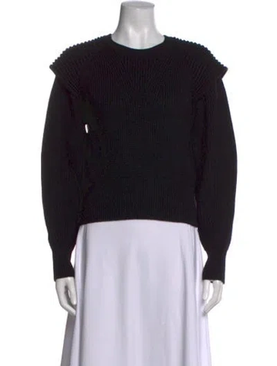 Pre-owned Iro Wool Crew Neck Sweater In Black