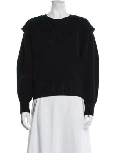Pre-owned Iro Wool Crew Neck Sweater In Black