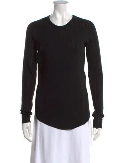 Pre-owned Iro Wool Crew Neck Sweater In Black