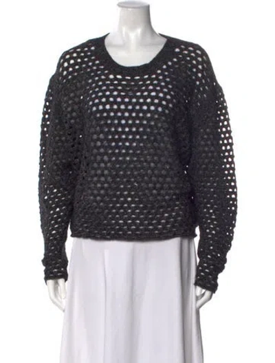Pre-owned Iro Wool Crew Neck Sweater In Black