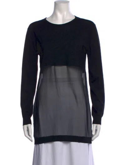 Pre-owned Iro Wool Crew Neck Sweater In Black