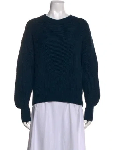 Pre-owned Iro Wool Crew Neck Sweater In Blue