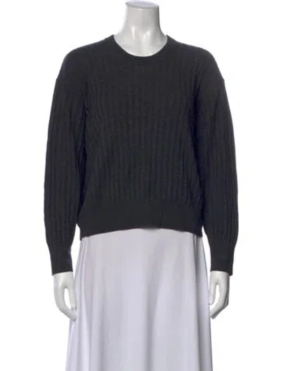 Pre-owned Iro Wool Crew Neck Sweater In Gray