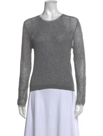 Pre-owned Iro Wool Crew Neck Sweater In Grey