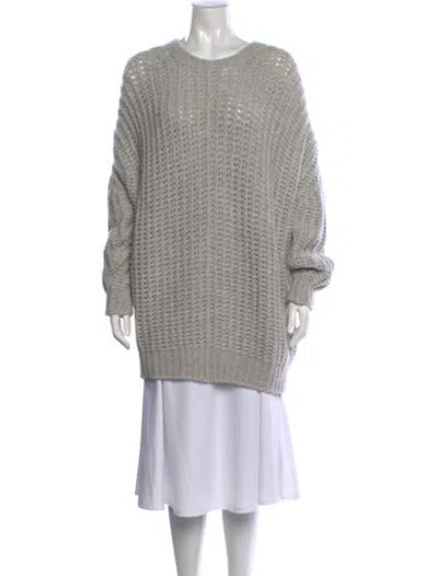 Pre-owned Iro Wool Crew Neck Sweater In Grey