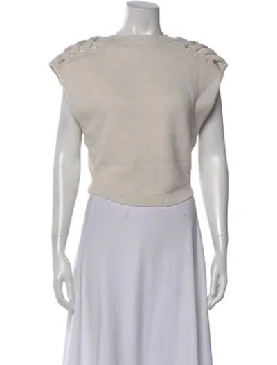 Pre-owned Iro Wool Crew Neck Sweater In Neutral