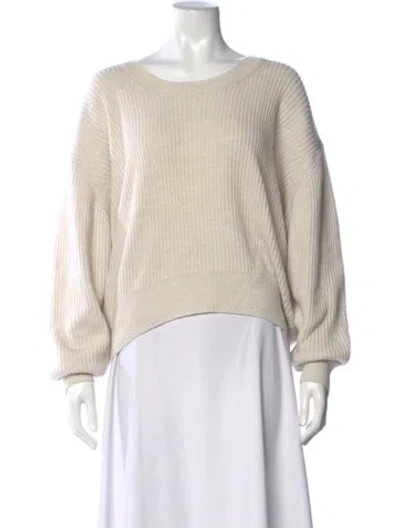 Pre-owned Iro Wool Crew Neck Sweater In Neutral