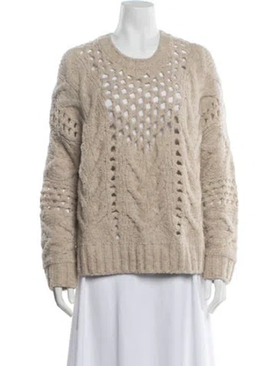 Pre-owned Iro Wool Crew Neck Sweater In Neutrals