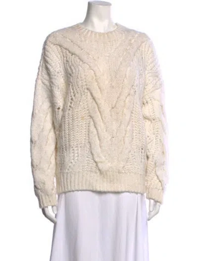 Pre-owned Iro Wool Crew Neck Sweater In Neutrals
