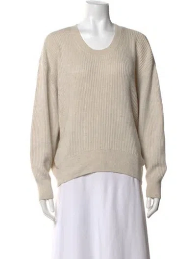 Pre-owned Iro Wool Crew Neck Sweater In Neutrals