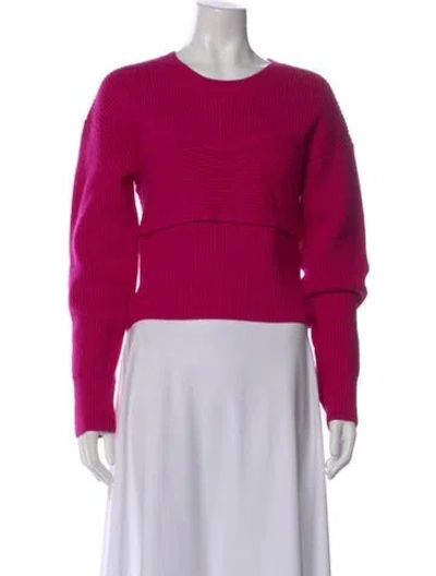 Pre-owned Iro Wool Crew Neck Sweater In Pink