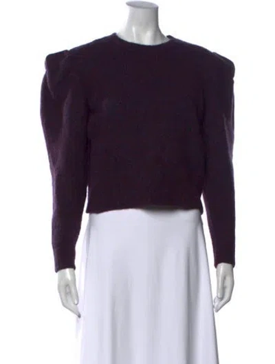 Pre-owned Iro Wool Crew Neck Sweater In Purple