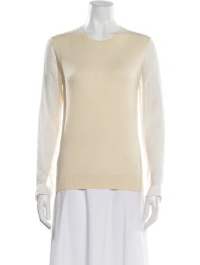 Pre-owned Iro Wool Crew Neck Top In Neutral