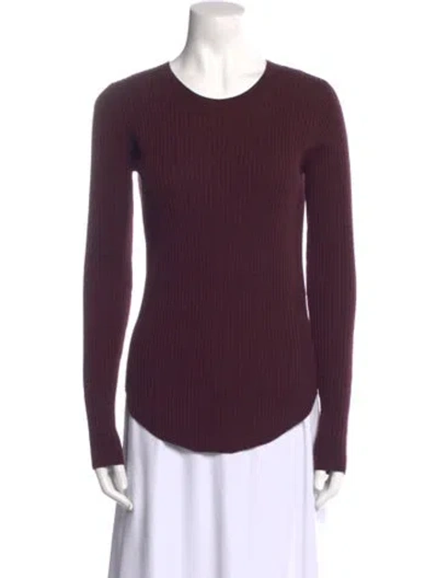 Pre-owned Iro Wool Crew Neck Top In Purple