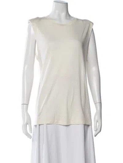 Pre-owned Iro Wool Crew Neck T-shirt In Neutral