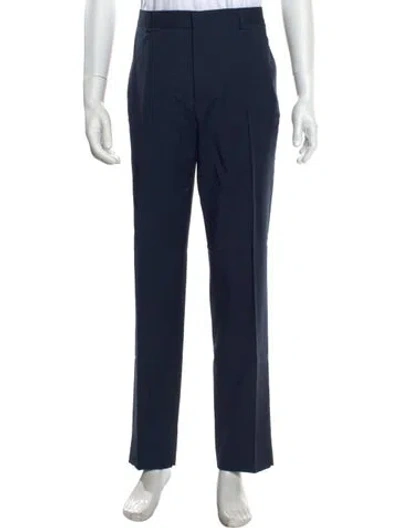 Pre-owned Iro Wool Dress Pants In Blue
