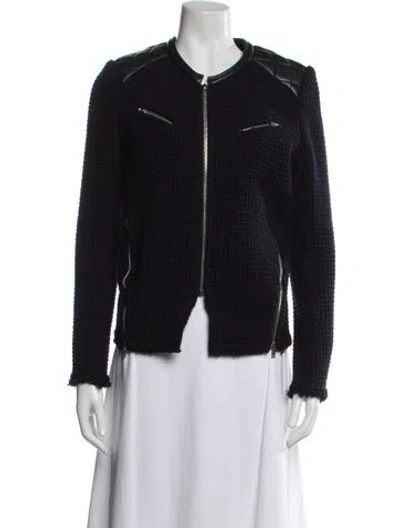 Pre-owned Iro Wool Evening Jacket In Blue