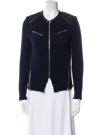 Pre-owned Iro Wool Jacket In Blue