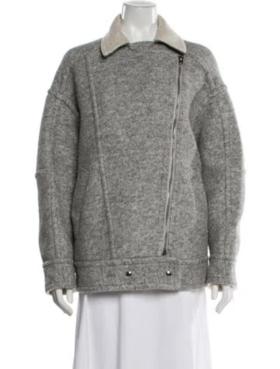 Pre-owned Iro Wool Jacket In Gray