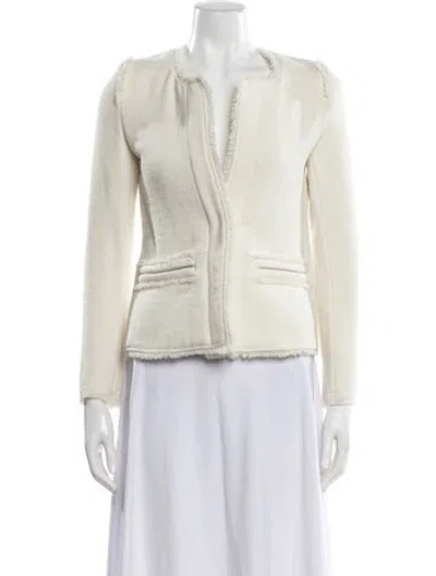 Pre-owned Iro Wool Jacket In Silver